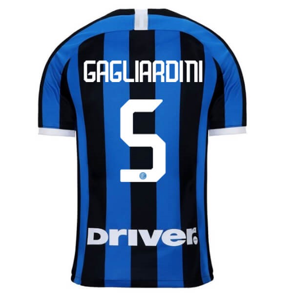 Camiseta Inter Milan NO.5 Gagliardini 1ª Kit 2019 2020 Azul